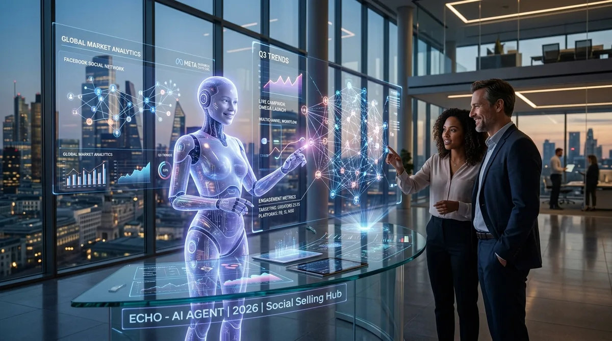 Social Selling 2026: Kỷ Nguyên Của Các 'AI Agent' Tự Động Hóa Bán Hàng Trên Facebook