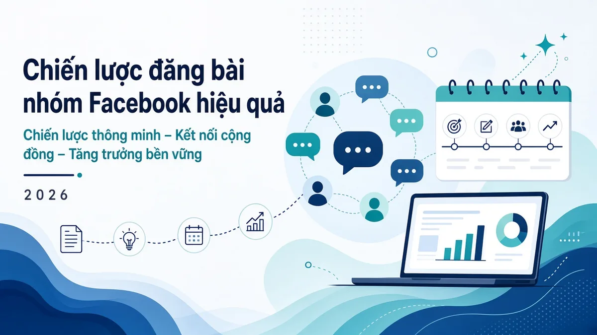 Cách Đăng Bài Lên Nhiều Nhóm Facebook Hiệu Quả 2026: Tránh Spam, Giữ Tài Khoản & Bắt Đúng Khách Có Nhu Cầu